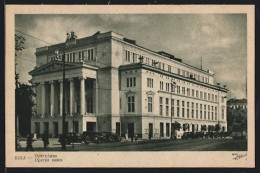 AK Riga, Strassenpartie Am Opernhaus, Operas Nams  - Lettland