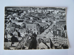 HAUTES PYRENEES-EN AVION AU DESSUS DE ...-6-LANNEMEZAN-PLACE DE LA MARIE ED LAPIE - Lannemezan