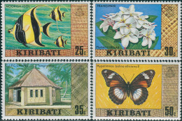 Kiribati 1980 SG129-132 Fish Flower Chapel Butterfly MNH - Kiribati (1979-...)