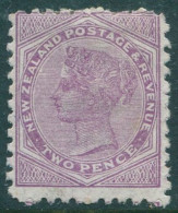 New Zealand 1882 SG188 2d Lilac QV Die 1 MH - Sonstige & Ohne Zuordnung