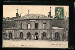 CPA Orbec, La Gare  - Orbec