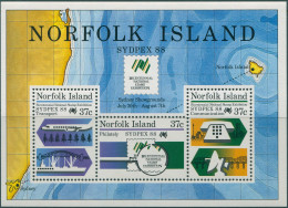 Norfolk Island 1988 SG447 Sydpex MS MNH - Isola Norfolk