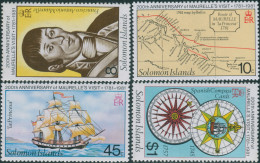 Solomon Islands 1981 SG434-437 Maurelle's Visit Set MNH - Salomon (Iles 1978-...)