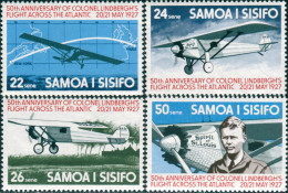 Samoa 1977 SG483-486 Lindbergh Flight Set MNH - Samoa