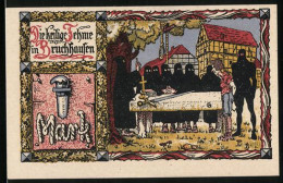 Notgeld Bruchhausen 1921, 1 Mark, Die Heilige Fehme In Bruchhausen, Schloss Bruchhausen  - Lokale Ausgaben