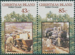 Christmas Island 1991 SG317-318 Mining Lease MNH - Christmas Island