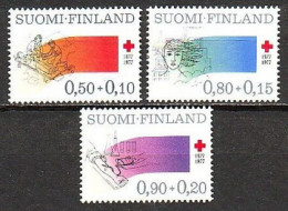 1977. Finland. Red Cross. MNH. Mi. Nr. 799-801 - Nuovi