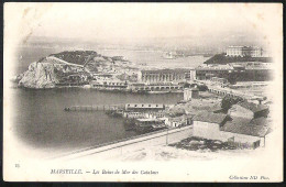 FRANCE Ca 1900 Postcard MARSEILLE Les Bains De Mer Des Catalans - Endoume, Roucas, Corniche, Stranden