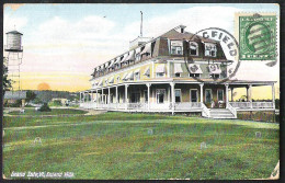 GRAND ISLE, Vermont Island Villa Sent 1914 From SPRINGFIELD To Paris (France)  - Autres & Non Classés