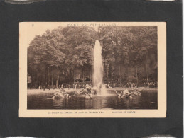 128397          Francia,   Parc  De  Versailles,   Le  Bassin  Du  Dragon,  Un  Jour  De  Grandes  Eaux,   NV - Versailles