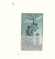 L.100 CAMPIDOGLIO FILIGRANA RUOTA - Airmail