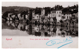 Epinal - Vieux Quai Sur La Moselle (glacée) - Epinal