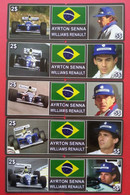 10 Tickets Ayrton Senna Williams Reanult F1 Tirage 100 Exemplaires Willcom - Non Grattés (BG0621 - Personaggi