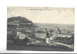 CPA SAN SEBASTIAN? , BARRIO DE GROS En 1909!, - Guipúzcoa (San Sebastián)