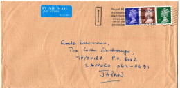 L77208 - Grossbritannien - 2002 - £1 Machin MiF A LpBf BIRMINGHAM - ... -> Japan - Lettres & Documents