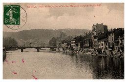 Epinal - Pont Sadi-Carnot Et Vieilles Maisons Du Quai Rualménil - Epinal