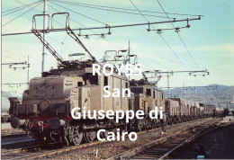 Liguria Savona San Giuseppe Di Cairo Frazione Di Cairo Montenotte Stazione Ferroviaria Sosta Treno Merci Savona Torino - Bahnhöfe Mit Zügen