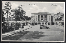 AK Weimar / Thür., Strassenpartie An Der Weimarhalle  - Weimar