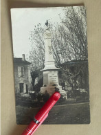 V050 - Rare Carte Photo LIVRON Monument Aux Morts - Carte Pliée En 2 - Photographe MORAND - Drome - Livron