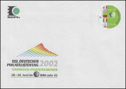 USo 37Y Philatelistentag 2002 Und Fußballweltmeister, Postfrisch - Enveloppes - Neuves
