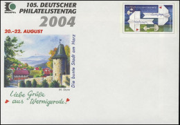 USo 77 Philatelistentag Wernigerode 2004, ** - Buste - Nuovi