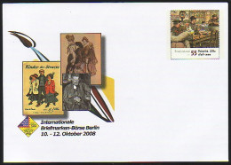 USo 165 Briefmarken-Börse Berlin 2008 Heinrich Zille, ** - Briefomslagen - Ongebruikt