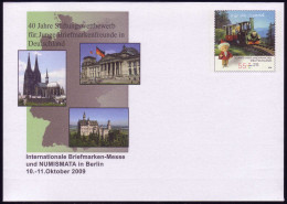 USo 191 Briefmarken-Messe Berlin 2009, Postfrisch - Umschläge - Ungebraucht