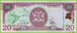 Voyo TRINIDAD & TOBAGO 20 Dollars 2006(2017) P49c B231b LW UNC - Trinidad & Tobago
