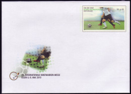 USo 207 Briefmarken-Messe Essen - Fußball-WM 2010, Postfrisch - Covers - Mint