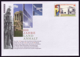 USo 259 800 Jahre Land Anhalt 2012, **  - Briefomslagen - Ongebruikt