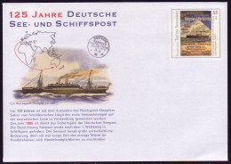 USo 249 125 Jahre Deutsche See- Und Schiffspost 2011, ** - Briefomslagen - Ongebruikt