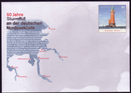 USo 261 Sturmflut Nordseeküste 2012, **  - Briefomslagen - Ongebruikt