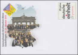 USo 376 Briefmarken-Börse Sindelfingen - Deutsche Einheit 2015, ** - Briefomslagen - Ongebruikt