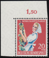 299 Landwirtschaft 20+10 Pf Winzerin ** Ecke O.l. Zähnung 1-0 - Unused Stamps