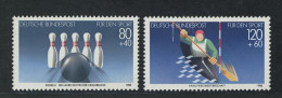 1238-1239 Sporthilfe Kegeln Und Kanuslalom 1985, Satz Postfrisch ** - Ungebraucht