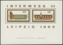 Block 24 INTERMESS III 40+25 Pf. Postfrisch - Ungebraucht