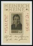 Block 37 Heinrich Heine 1972, Postfrisch - Neufs