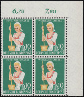 298 Landwirtschaft 10+5 Pf Sennerin ** Eck-Vbl O.r. Zähnung 1-0 - Unused Stamps