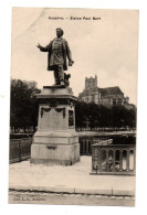 Cpa AUXERRE Statue Paul Bert - Auxerre