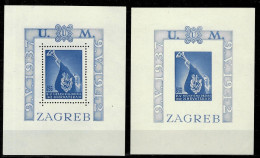 WWII Croatia NDH 1942 Victims Of Senj Masacre Blocks  MNH** - Croacia