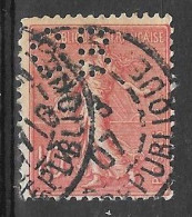 694	N°	129	Perforé	-	OB 3	- - Used Stamps