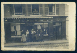 Cpa Carte Photo Du 22 Lamballe Boutique Teinturerie Peralta Bouard -- 32 Rue Du Val STEP138bis - Lamballe