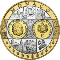 Monaco, Médaille, L'Europe, Monaco, Argent, FDC - Andere & Zonder Classificatie