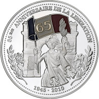 France, Médaille, 65ème Anniversaire De La Libération, Argent, FDC - Other & Unclassified