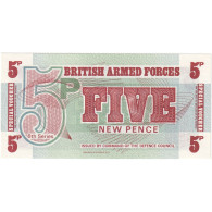 Grande-Bretagne, 5 New Pence, KM:M47, NEUF - Fuerzas Armadas Británicas & Recibos Especiales