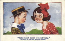 Donald Mc Gill "Faint Heart Never Won Fair Lady " Les Belles Ne Sont Pas Pour Les Timides !  RV - Humorous Cards