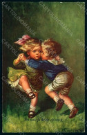 Artist Signed Fialkowska W. Children Child Boy Girl Serie 1331 Postcard HR0886 - Autres & Non Classés