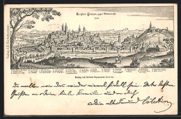 AK Freising, Panorama Aus Dem Jahre 1642  - Freising