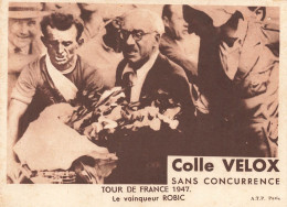 Jean ROBIC * Coureur Cycliste Né à Condé Les Vouziers * Vainqueur Tour De France 1947 * Cyclisme Vélo * Doc Ancien Robic - Cycling