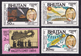 Bhutan, 1986 Y&T. 740 / 743, MNH. - Bhoutan